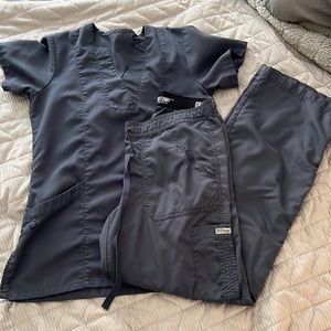 Grey’s Anatomy Steel Scrub Set XS